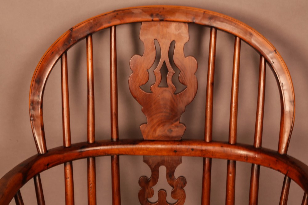 A Rare George Nicholson Best Model Yew Windsor chair View VI
