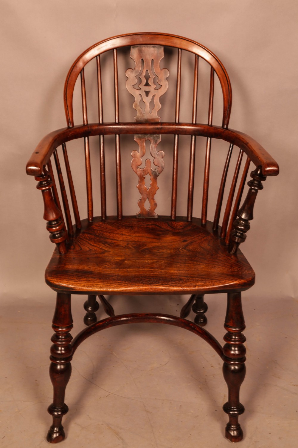 A Super  Isaac Allsop of Worksop Yew Windsor Chair View II