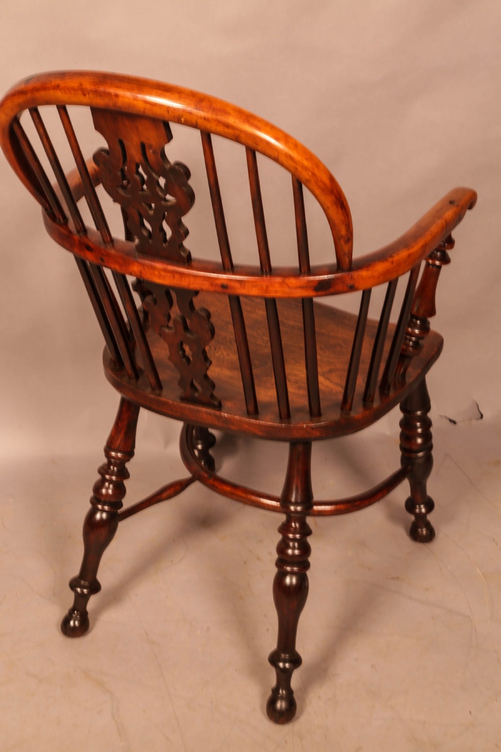 A Super  Isaac Allsop of Worksop Yew Windsor Chair View III