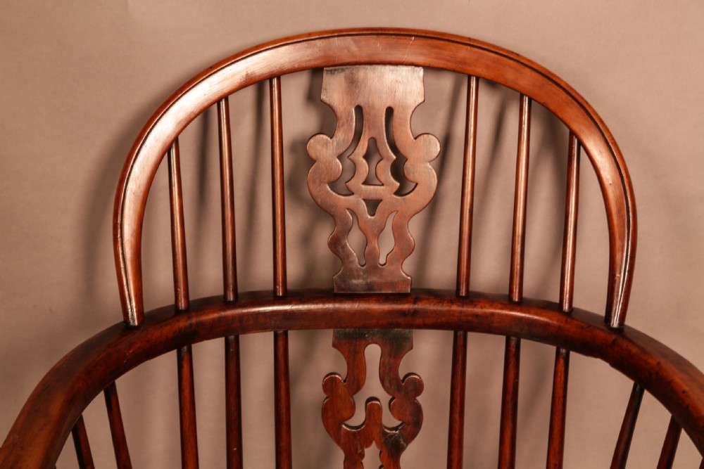 A Super  Isaac Allsop of Worksop Yew Windsor Chair View IX