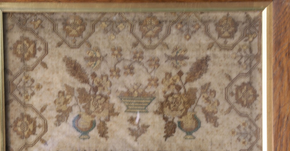 Family of Bridge Sampler Ann Bridge her work 1821 View VIII
