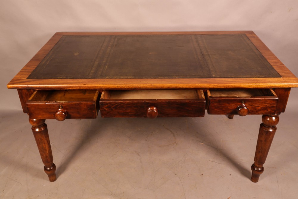 A Victorian Library Table in Mahogany and Pine View II