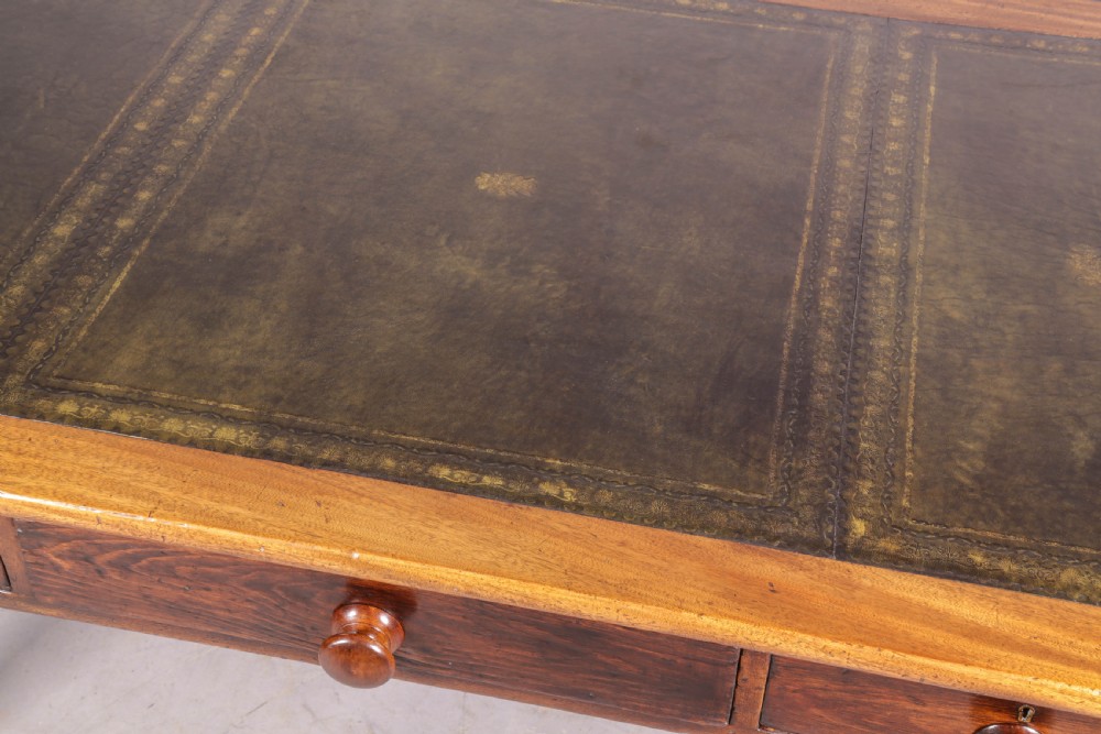 A Victorian Library Table in Mahogany and Pine View VII