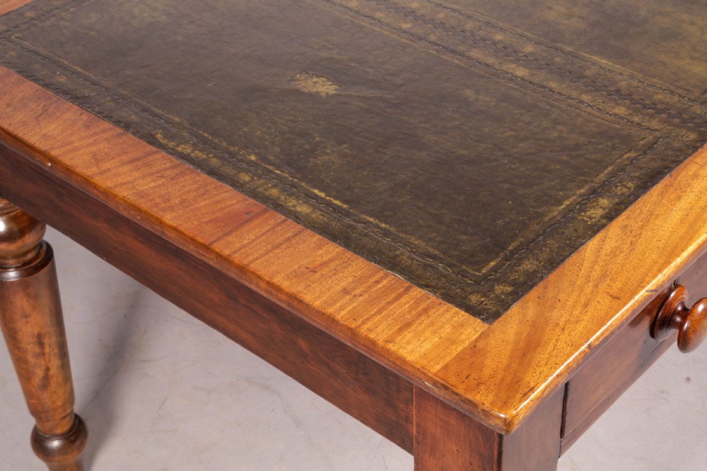 A Victorian Library Table in Mahogany and Pine View X
