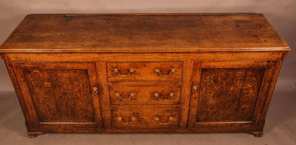 An Attractive Serving Dresser in Oak c 1760