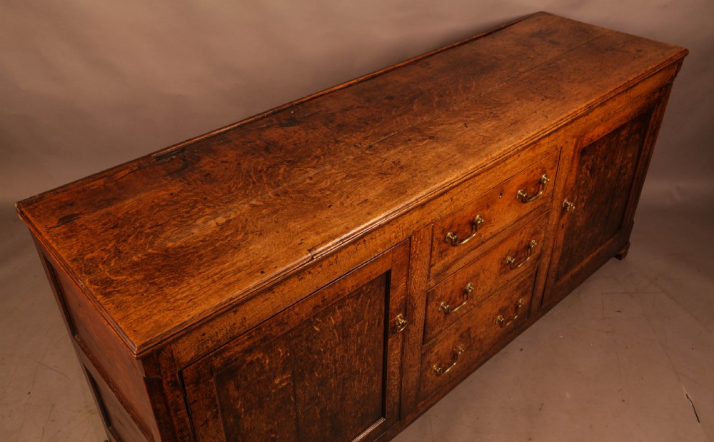 An Attractive Serving Dresser in Oak c 1760 View III