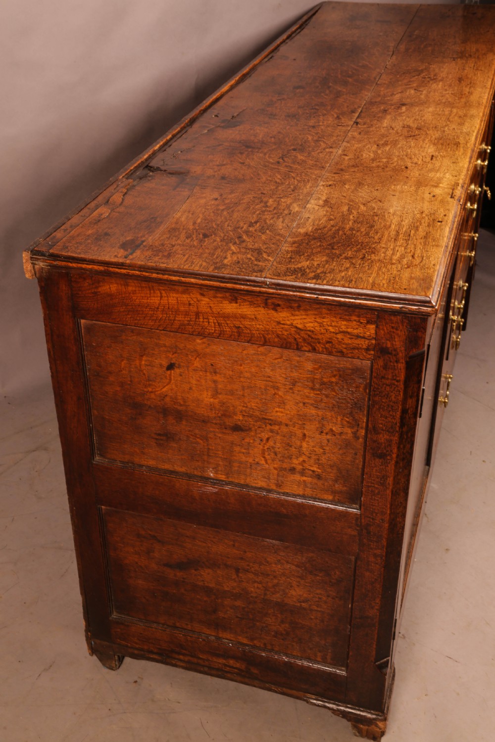 An Attractive Serving Dresser in Oak c 1760 View VI