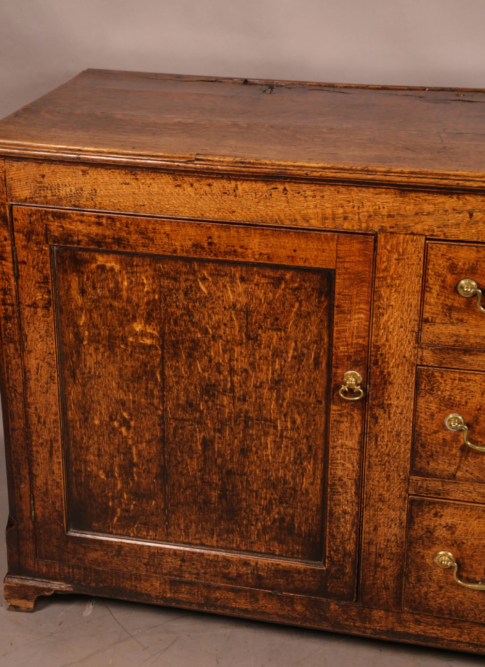 An Attractive Serving Dresser in Oak c 1760 View X