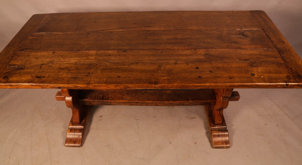 A 19th century Oak Refectory Table seats 6 View II