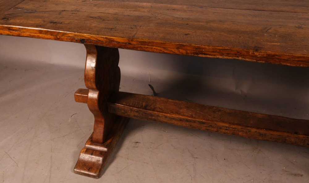 A 19th century Oak Refectory Table seats 6 View IV