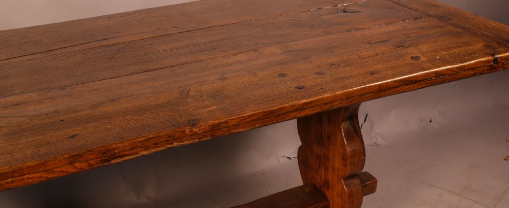 A 19th century Oak Refectory Table seats 6 View V