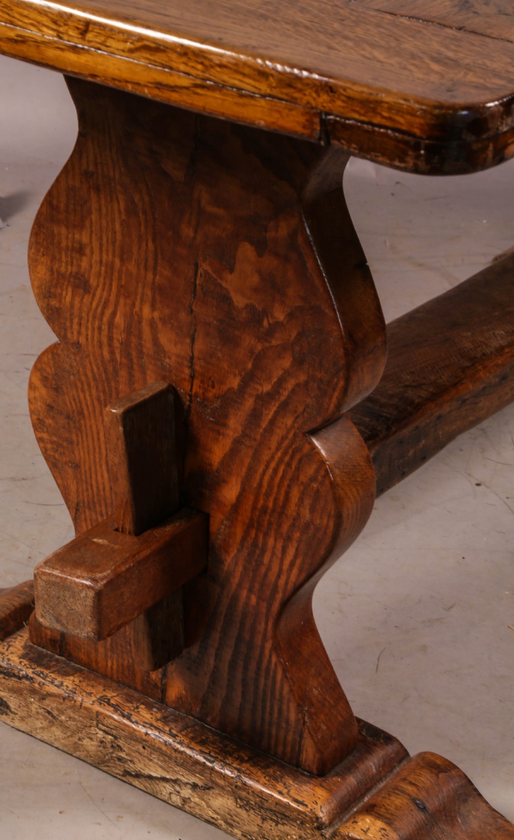A 19th century Oak Refectory Table seats 6 View X