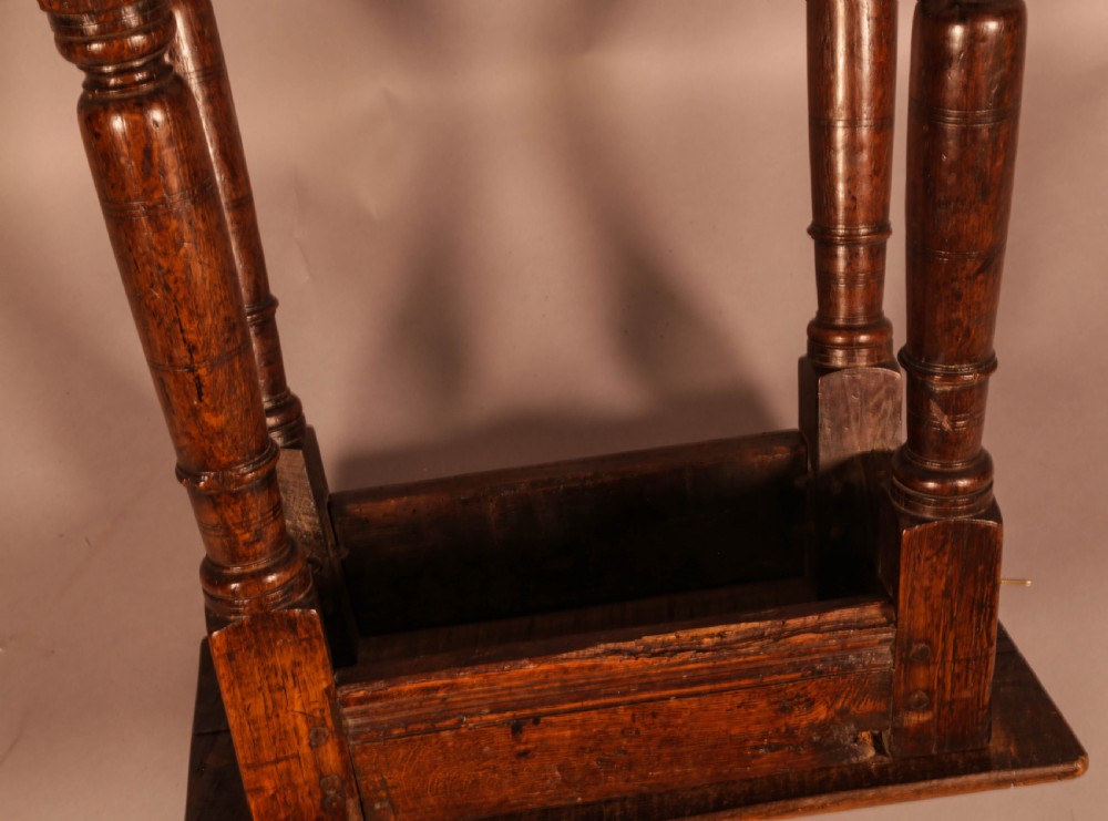 A 17th century Joints Stool View X