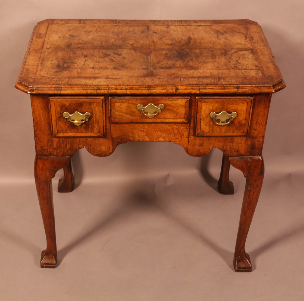 A George I English Walnut Low Boy View II