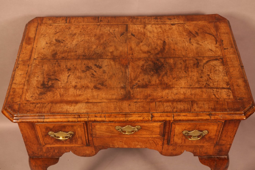 A George I English Walnut Low Boy View III