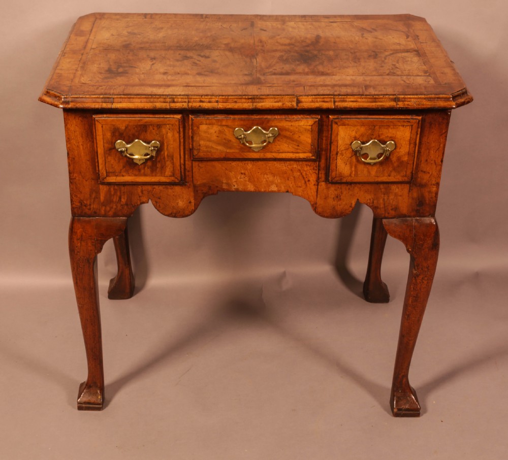 A George I English Walnut Low Boy View IV