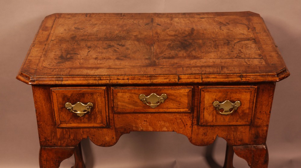A George I English Walnut Low Boy View VIII
