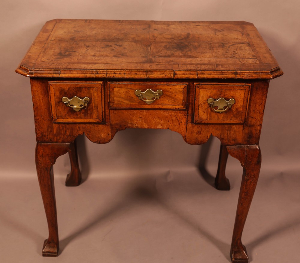 A George I English Walnut Low Boy View IX