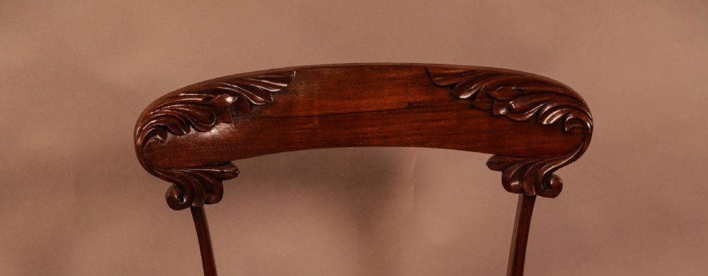 Lovely Set of 8 Georgian Dining chairs in Rosewood View VIII