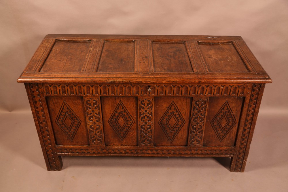 A Good 17th century Oak Coffer View II