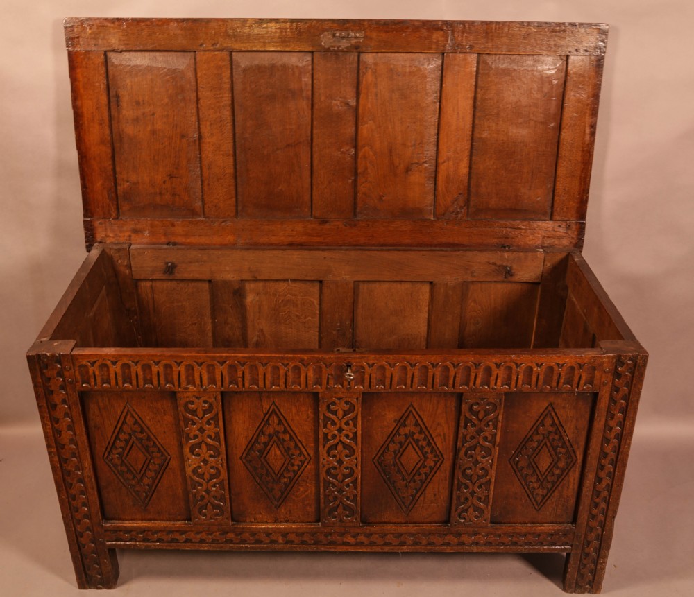 A Good 17th century Oak Coffer View III