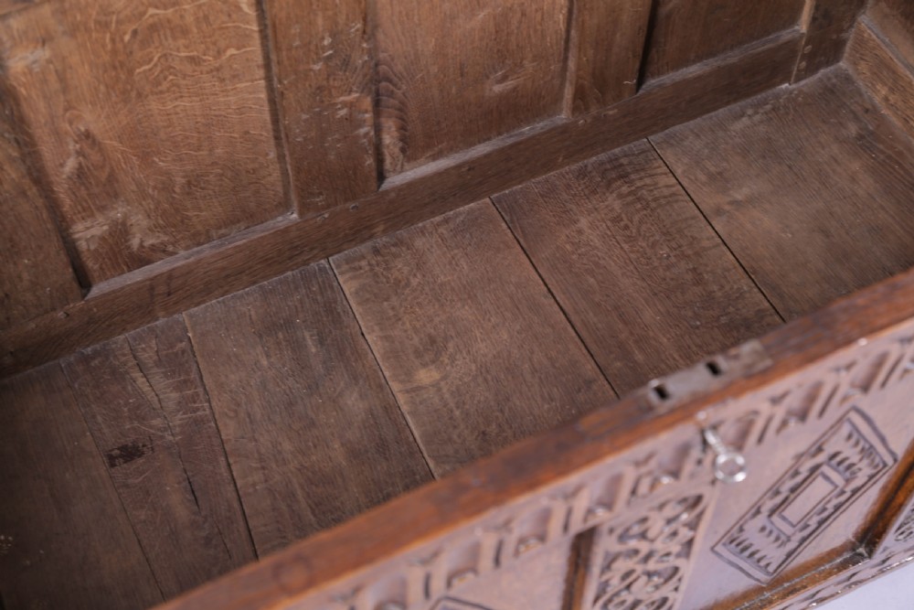 A Good 17th century Oak Coffer View V