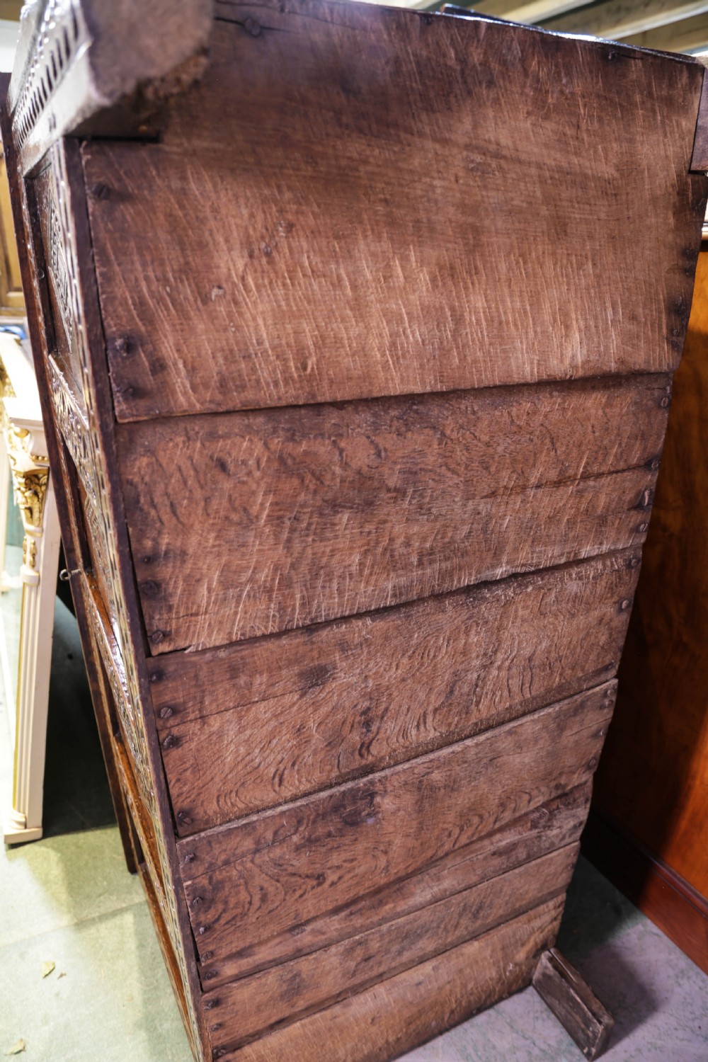 A Good 17th century Oak Coffer View IX