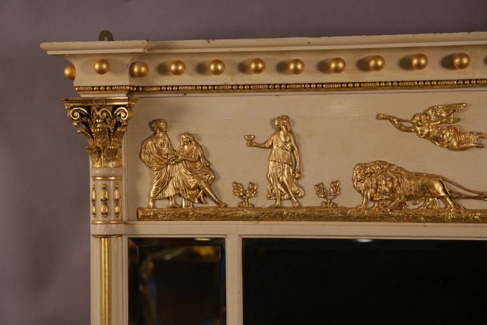 A 19th c Overmantle Classical figures View IV
