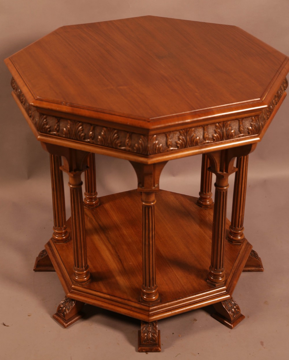 A Superb Arts and Crafts Centre Table in Walnut