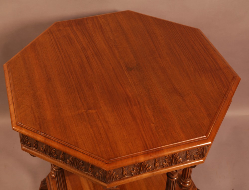 A Superb Arts and Crafts Centre Table in Walnut View IV