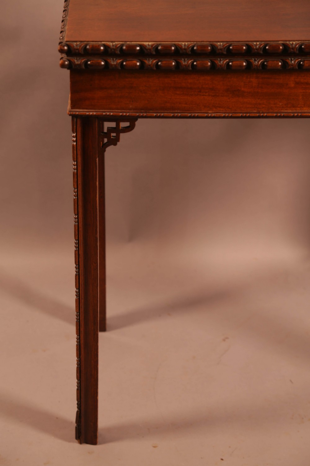 A Good Quality late Victorian Games Table in Mahogany View III