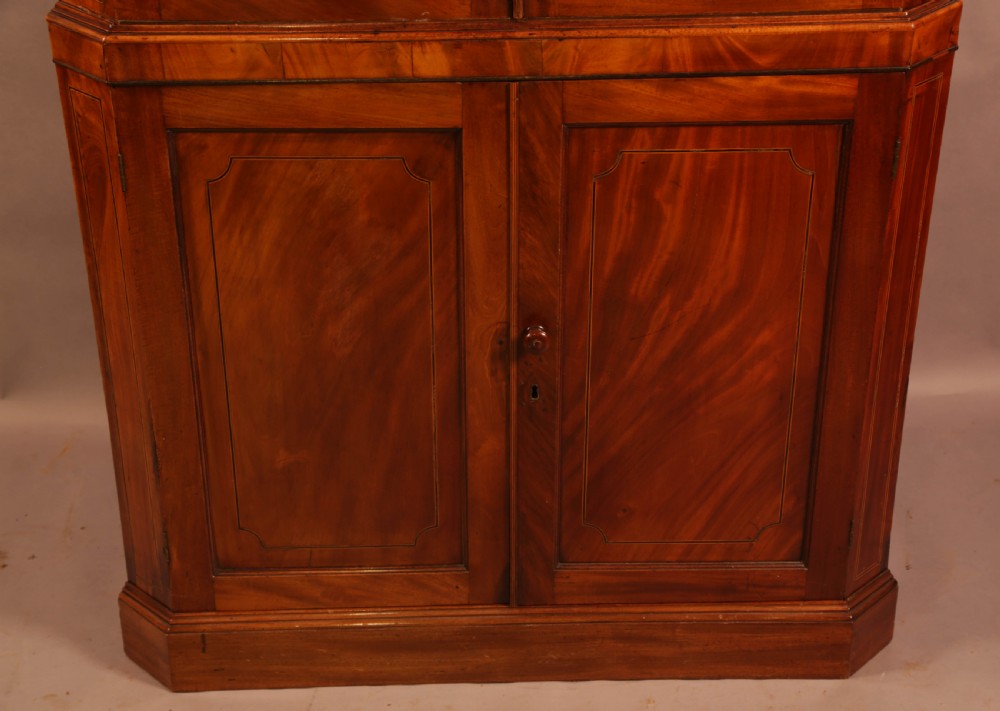 An 18th century Mahogany Full height corner Cupboard View II