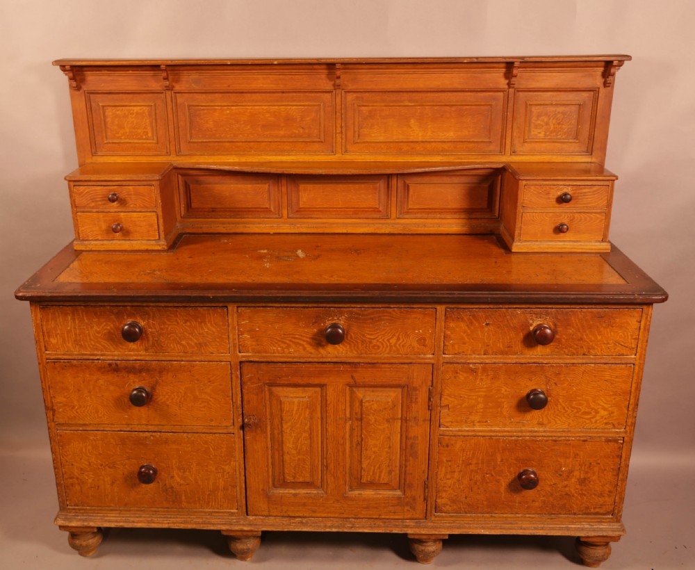A Victorian Kitchen Dresser in Pine original scrumble View II