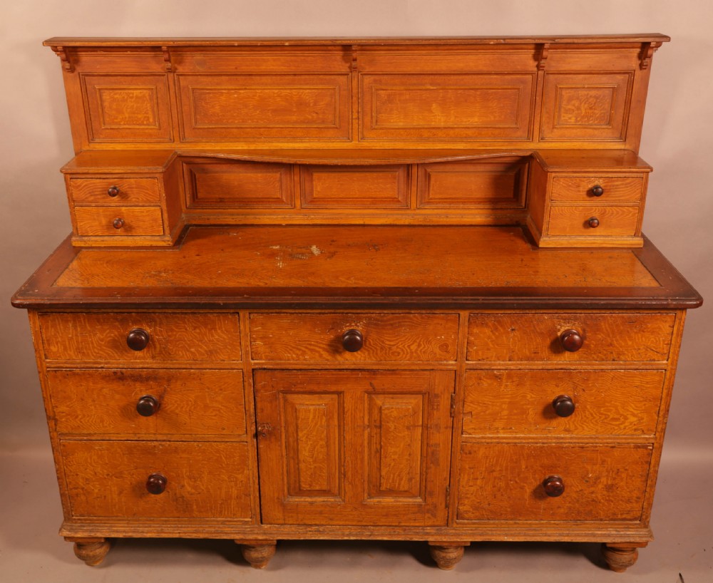 A Victorian Kitchen Dresser in Pine original scrumble View III