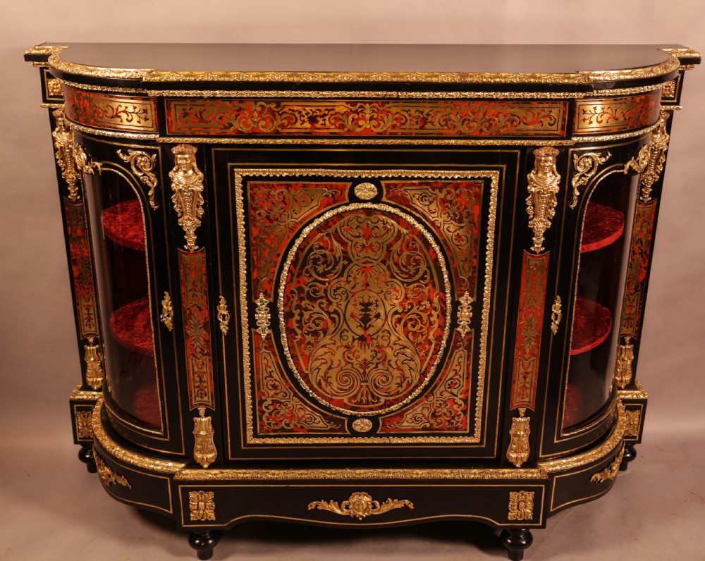 A Fabulus Boulle Work Credenza Victorian 