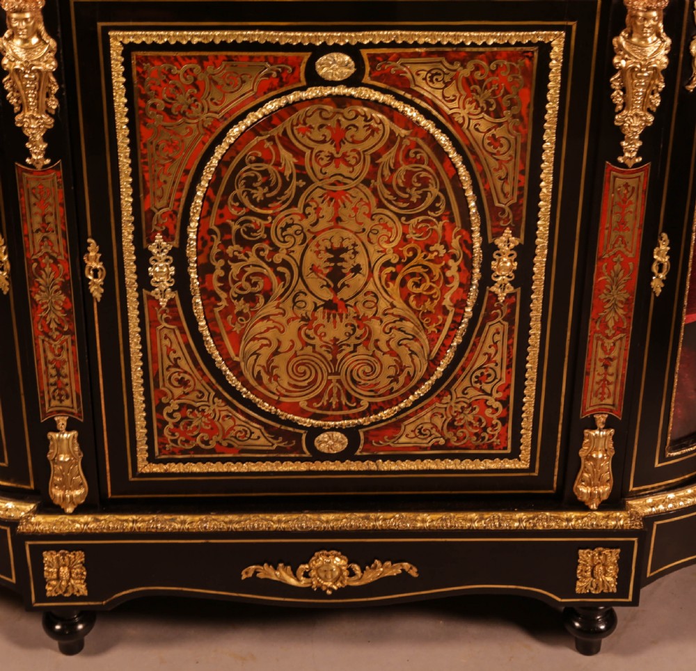 A Fabulus Boulle Work Credenza Victorian  View III