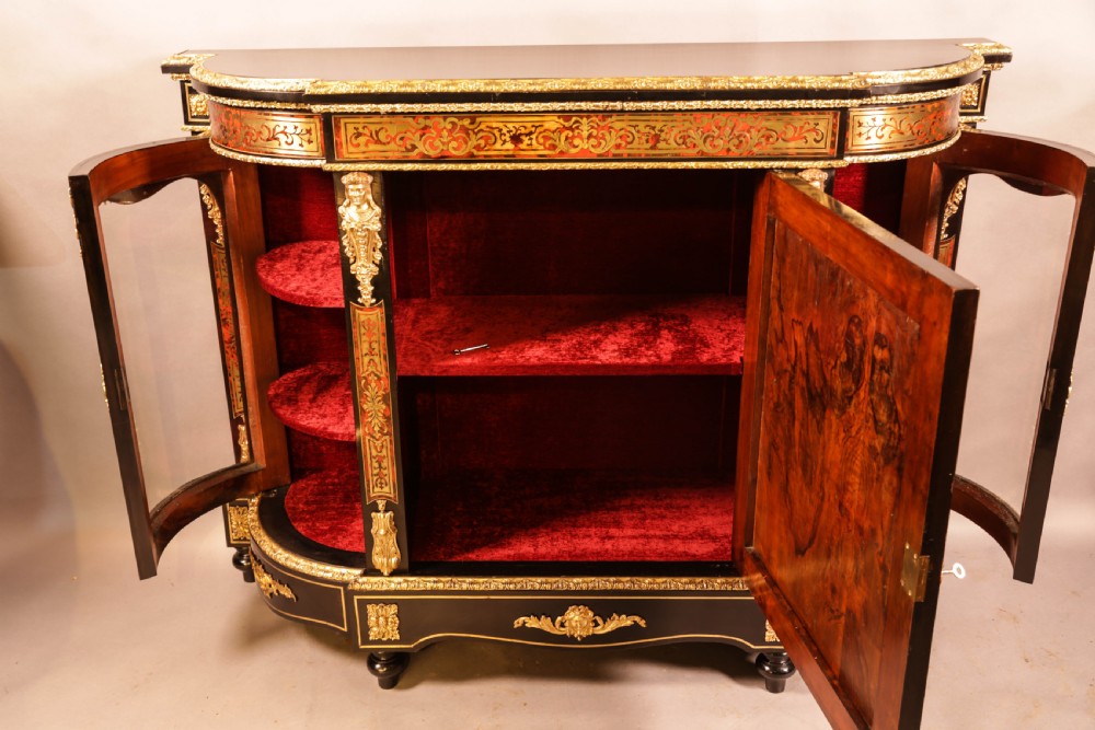 A Fabulus Boulle Work Credenza Victorian  View VII