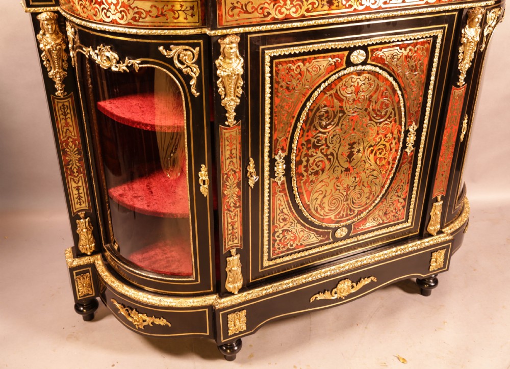 A Fabulus Boulle Work Credenza Victorian  View X