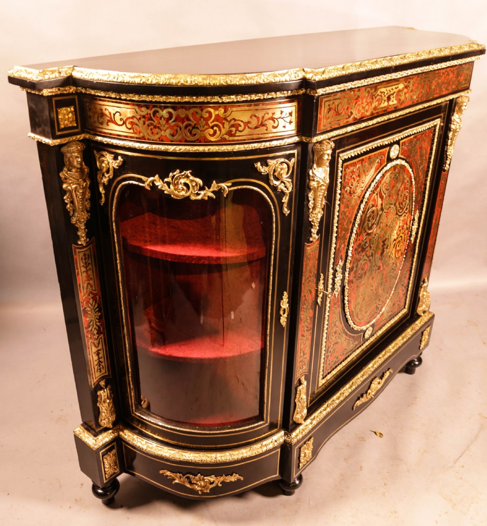 A Fabulus Boulle Work Credenza Victorian  View XI