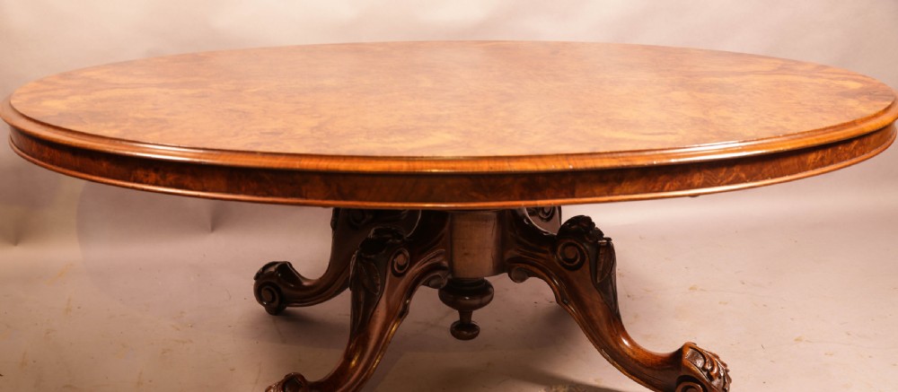 A Victorian Burr Walnut Coffee Table View IV