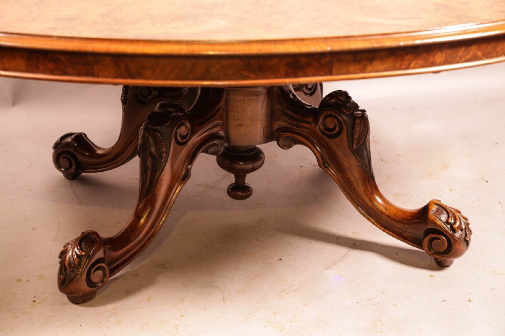 A Victorian Burr Walnut Coffee Table View V
