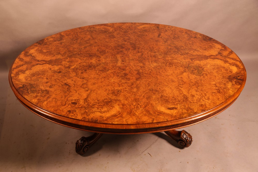 A Victorian Burr Walnut Coffee Table View VII