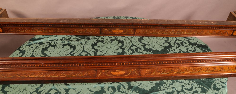 A Rare Pair of Georgian Curtain Pelmets in Rosewood and Inlaid View II