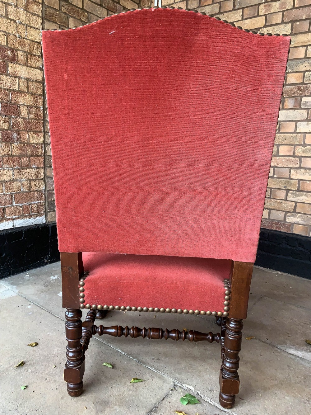 An Impressive pair of Victorian Armchairs carved lions View IX