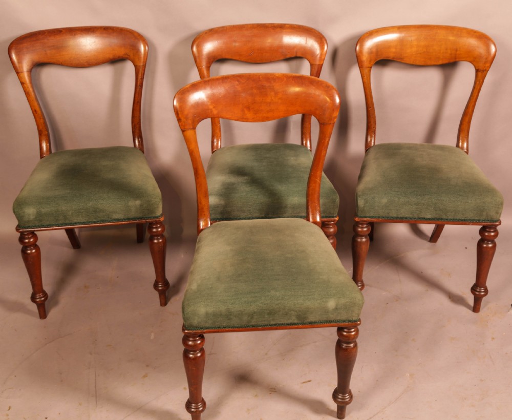 A Set of 8 Balloon Back Dining Chairs View III