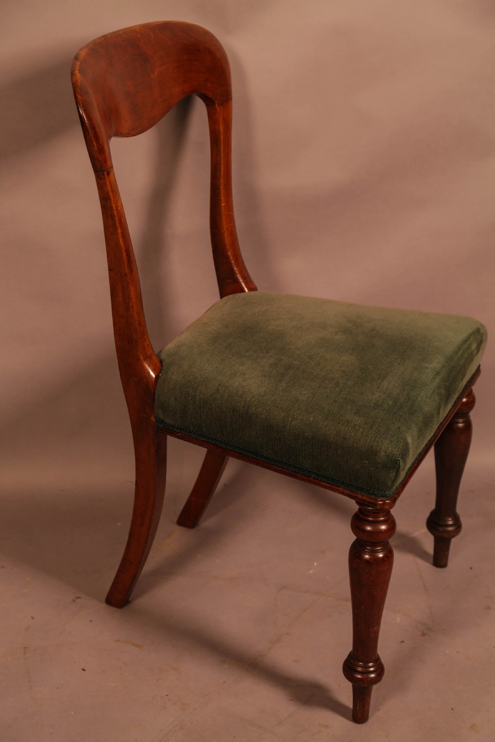 A Set of 8 Balloon Back Dining Chairs View VI