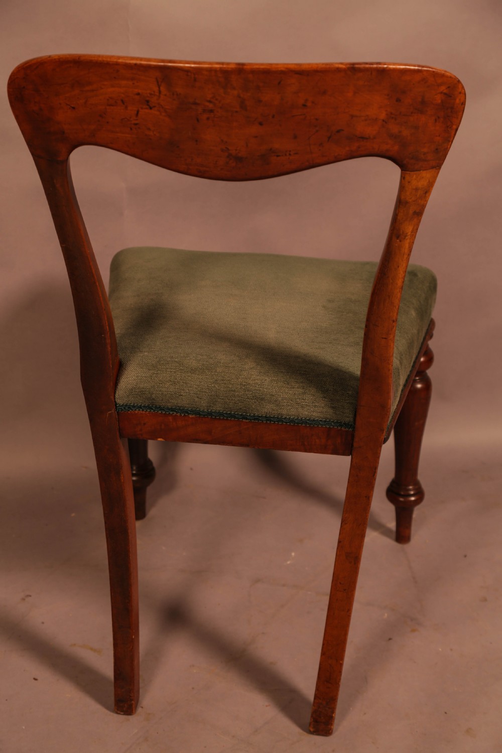A Set of 8 Balloon Back Dining Chairs View VII
