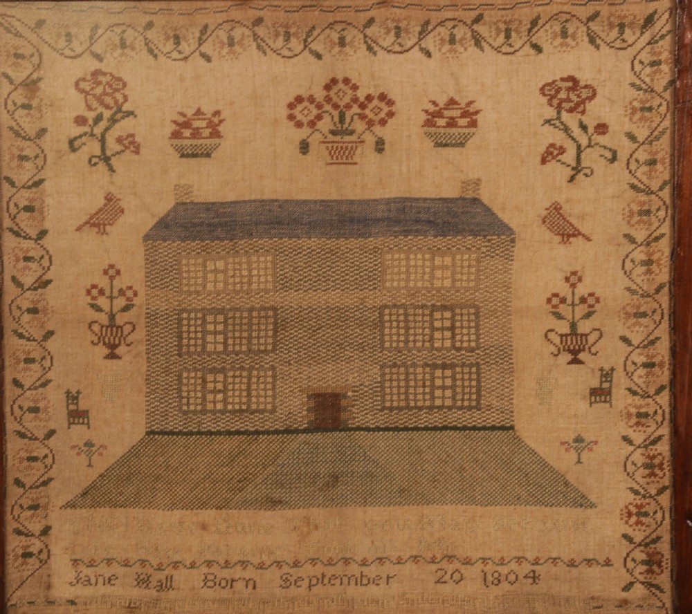Girl Needle work Sampler Jane Hall View II