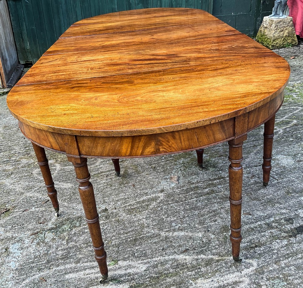 A Georgian D End Dining Table in Mahogany View V