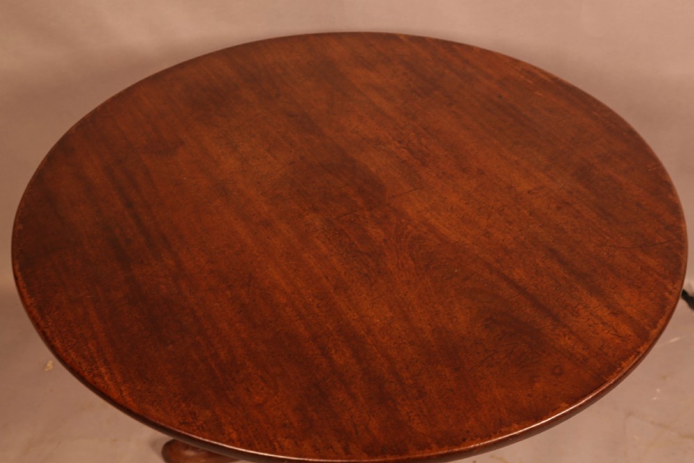 A Good 18th century Bird Cage Tripod Supper Table View V